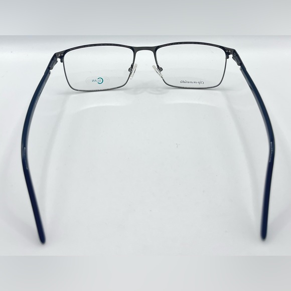 Design Italy S117 Black Rectangular Sunglasses Frames Only - Picture 6 of 8